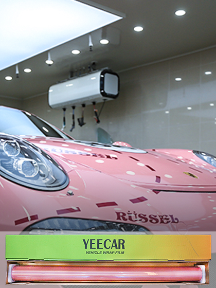 YEECAR color change car film-pink