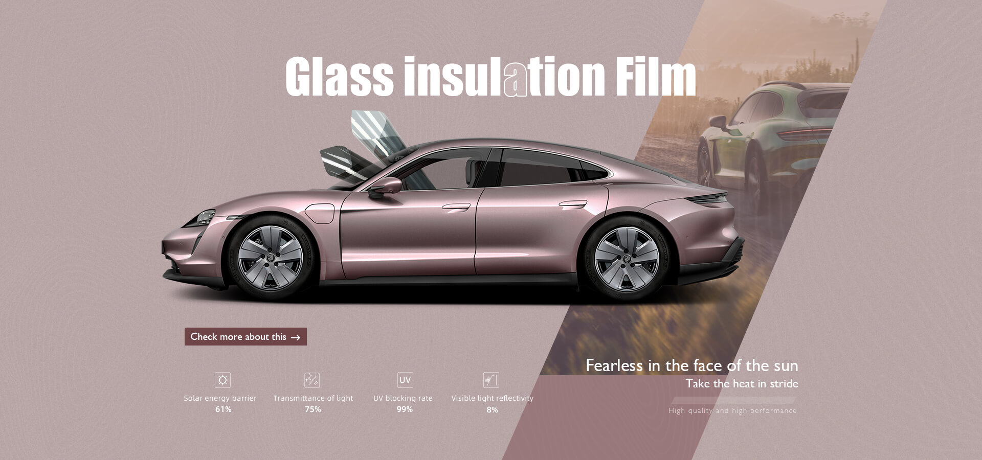 glass insulation film